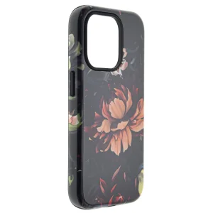 Shockproof case Decor for iPhone 15 Pro, Peony 4