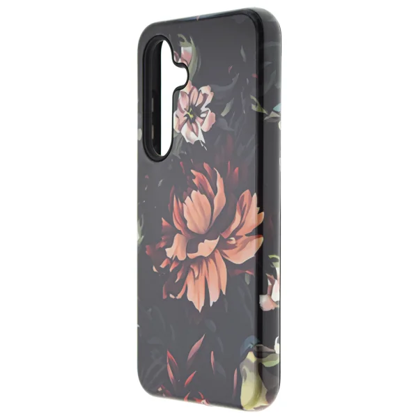 Shock-resistant Decor case for Samsung Galaxy S24, Peony 4