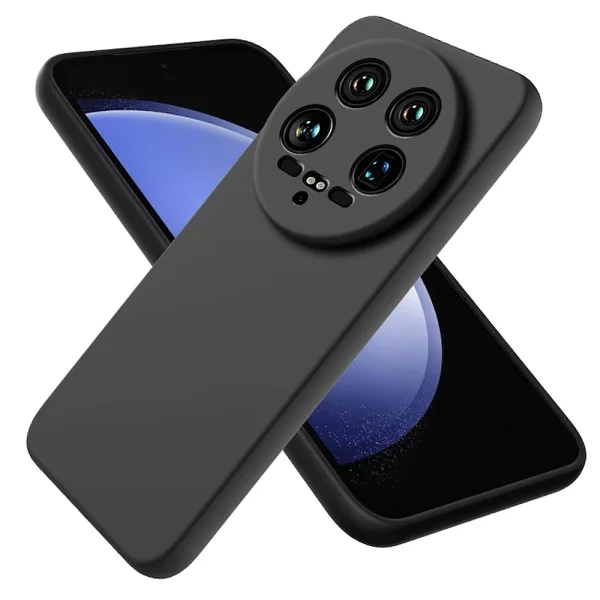 Silicone Lite case for Xiaomi 14 Ultra, Black 1