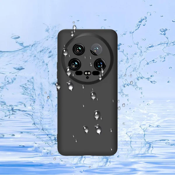 Silicone Lite case for Xiaomi 14 Ultra, Black 4