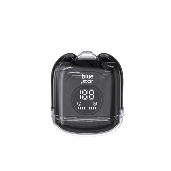 Безжични Слушалки Blue Star Transparency Fi22, TWS, Bluetooth 5.3, Черен 3