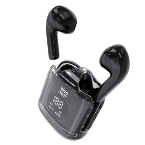 Безжични Слушалки Blue Star Transparency Fi22, TWS, Bluetooth 5.3, Черен