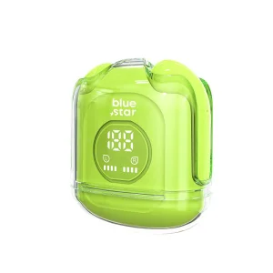 Безжични Слушалки Blue Star Transparency Fi22, TWS, Bluetooth 5.3, Зелен 3