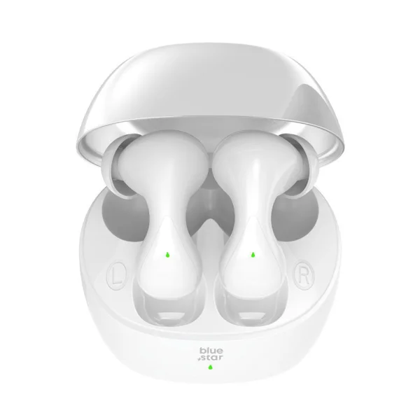 Безжични Слушалки Blue Star BK92, TWS, Bluetooth 5.4, Бял 3