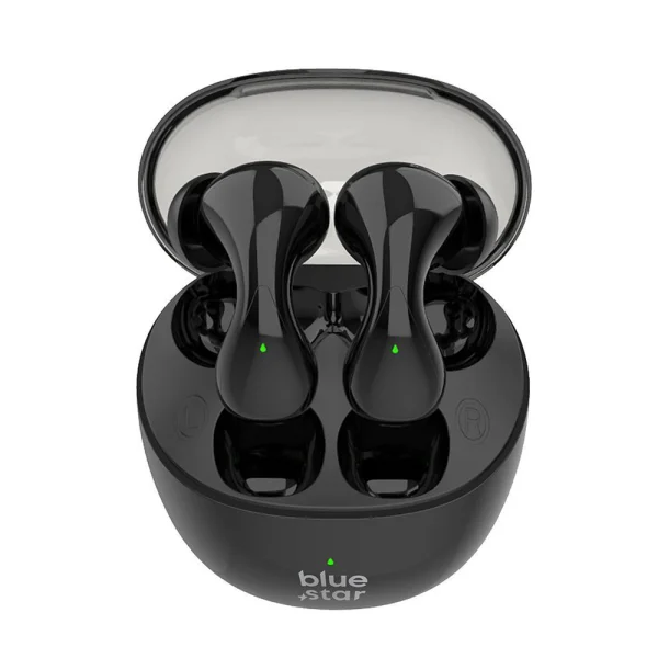 Wireless Headphones Blue Star BK99, TWS, Bluetooth 5.4, Black 1
