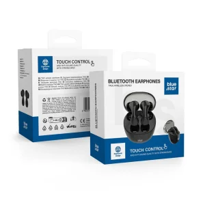 Wireless Headphones Blue Star BK99, TWS, Bluetooth 5.4, Black 5