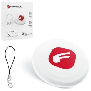 Тракер за проследяване Forcell F-TAG F01, Find My, Бял 5
