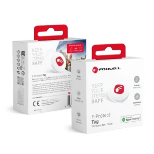 Тракер за проследяване Forcell F-TAG F01, Find My, Бял 6