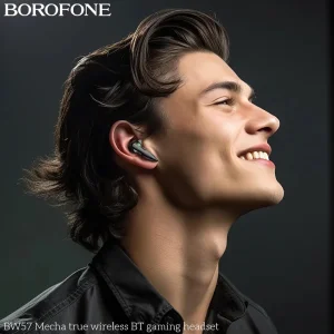 Безжични Слушалки Borofone BW57 Mecha, TWS, Черен 5
