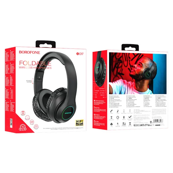Wireless Headphones BOROFONE BO17, Black 4