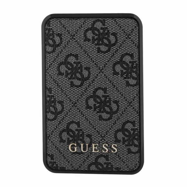 External Battery Guess PU 4G Leather 10000mAh, GUPB10DP4GEGK, Black 2
