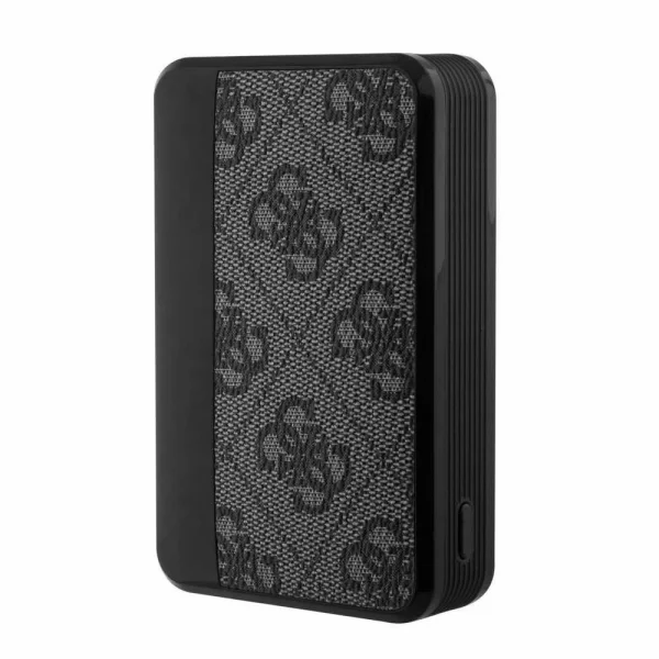 External Battery Guess PU 4G Leather 10000mAh, GUPB10DP4GEGK, Black 5