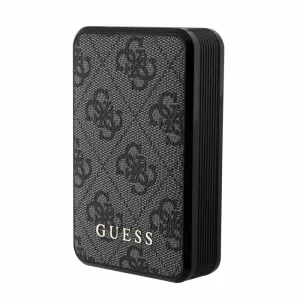 Външна Батерия Guess PU 4G Leather 10000mAh, GUPB10DP4GEGK, Черен