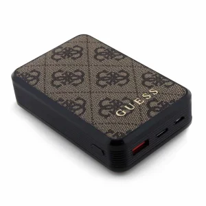 Външна Батерия Guess PU 4G Leather 10000mAh, GUPB10DP4GEGW, Кафяв 3