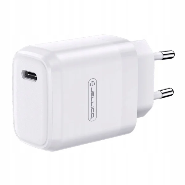 Wall Charger JELLICO A78, 220V, 20W, PD, USB-C, White 2