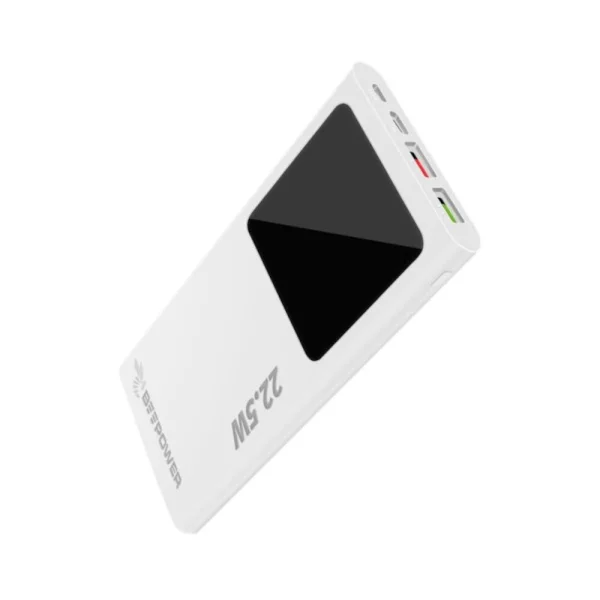 Универсална външна батерия BeePower BP-10PD, 10000mAh, 22.5W, USB-C, 2 x USB 3.0, Бял 3