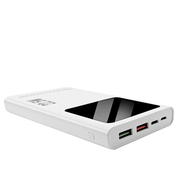 Универсална външна батерия BeePower BP-10PD, 10000mAh, 22.5W, USB-C, 2 x USB 3.0, Бял 2