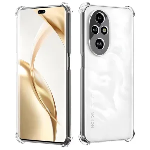 Силиконов калъф Techsuit Shockproof за Huawei Honor 200 Pro, Прозрачен