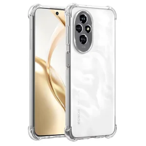 Силиконов калъф Techsuit Shockproof за Huawei Honor 200, Прозрачен