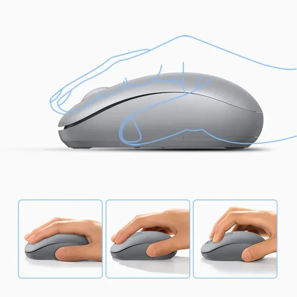 Wireless Mouse UGREEN MU105, 2400dpi, Gray 2