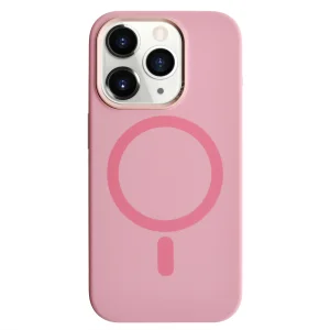 Удароустойчив калъф Premium MagSF за iPhone 13 Pro, Розов