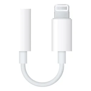Преходник AUX Lighining (M) към Jack 3.5 mm (F), Бял / BOX/
