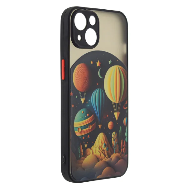 Удароустойчив калъф Trendy Travel за iPhone 13, Пътуване с балони 3
