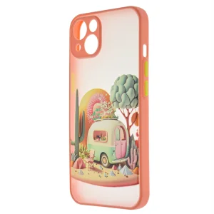 Удароустойчив калъф Trendy Travel за iPhone 14, Каравана 3