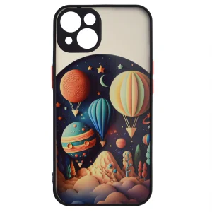 Удароустойчив калъф Trendy Travel за iPhone 15, Пътуване с балони