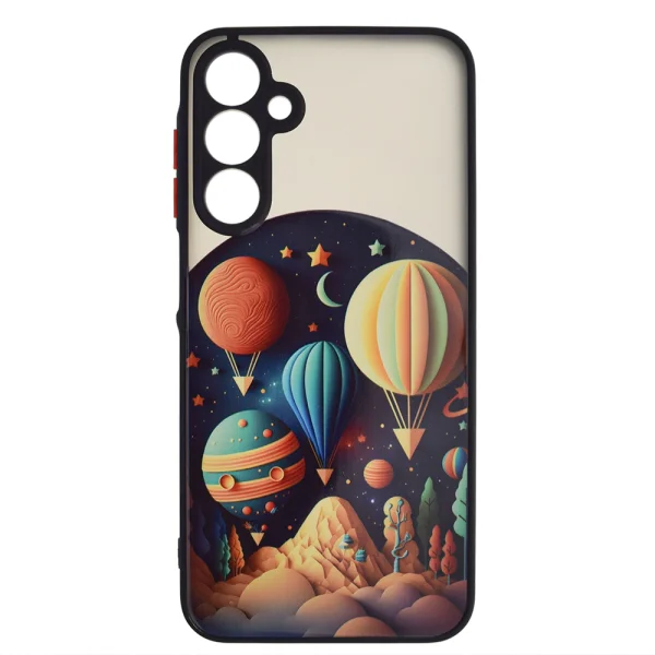 Удароустойчив калъф Trendy Travel за Samsung Galaxy A14, Пътуване с балони 1