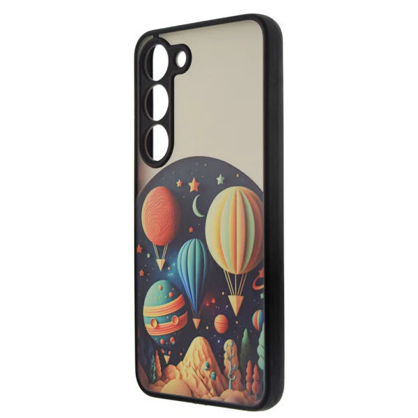 Удароустойчив калъф Trendy Travel за Samsung Galaxy S23 FE, Пътуване с балони 2
