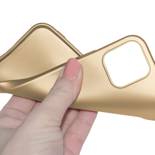Silicone case Level for iPhone 12 / 12 Pro, Gold 2
