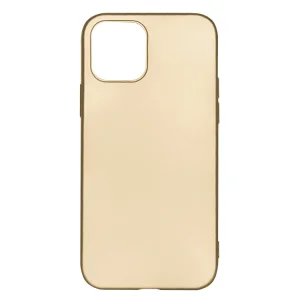 Силиконов калъф Level за iPhone 12 / 12 Pro, Златист