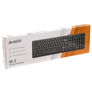 A4 Tech KK-3 USB Keyboard, Black 4