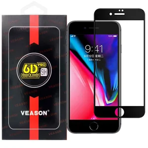 Glass protector Veason 6D Pro Full Glue for iPhone 7 Plus / 8 Plus, Black 5