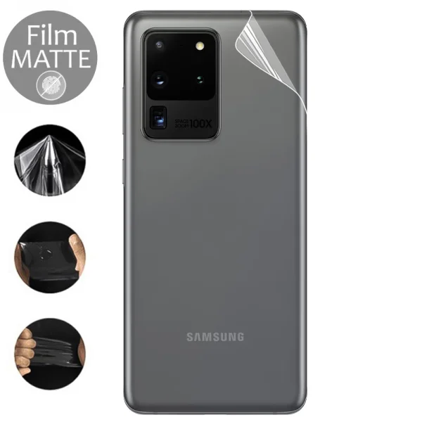 Хидрогел протектор MATTE за гърба на Samsung Galaxy S20 Ultra 1