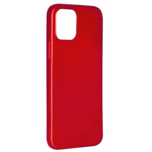 Силиконов калъф Level за iPhone 12 / 12 Pro, Червен