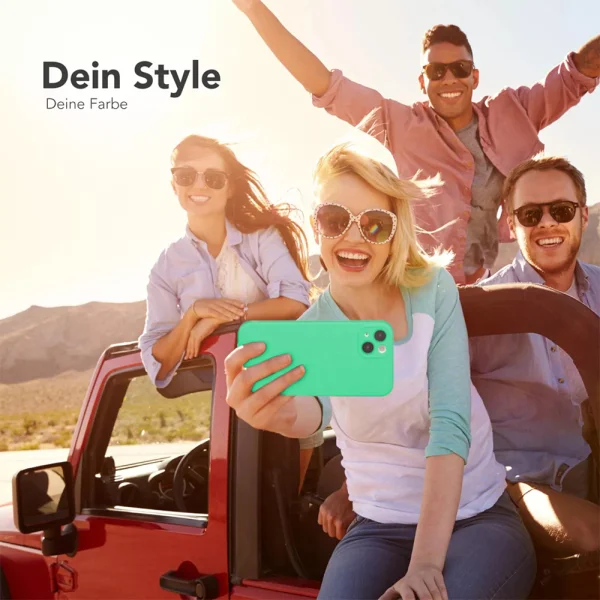 Силиконов калъф Silicone Lite за Iphone 14, Мента 3