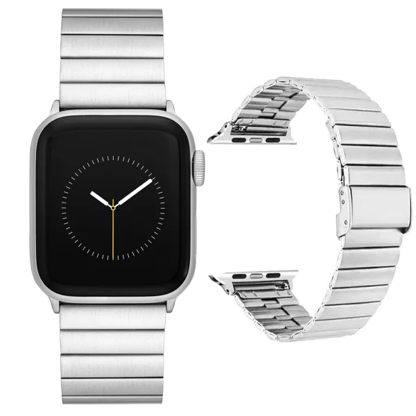 Metal strap Premium for Apple Watch 42 /44 /45 / 49mm, Silver 1