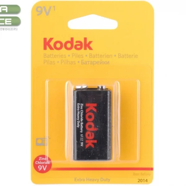 KODAK 9V EXTRA HEAVY DUTY 6F22 1
