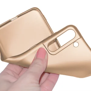 Silicone case Level for Samsung Galaxy S21 Plus, Gold 4
