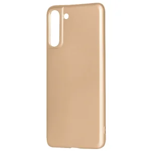 Силиконов калъф Level за Samsung Galaxy S21 Plus, Златист