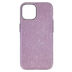 Пластмасов калъф SKY Shining за iPhone 14, Лилав-прозрачен