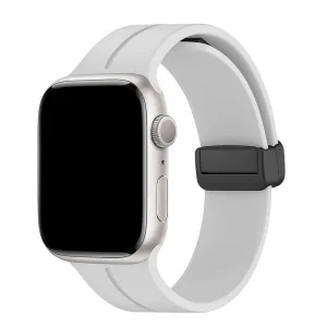 Magnetic silicone strap for Apple Watch 38 / 40 / 41mm, Gray