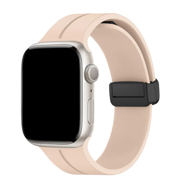 Magnetic Silicone Strap for Apple Watch 38 / 40 / 41mm, Pink 1