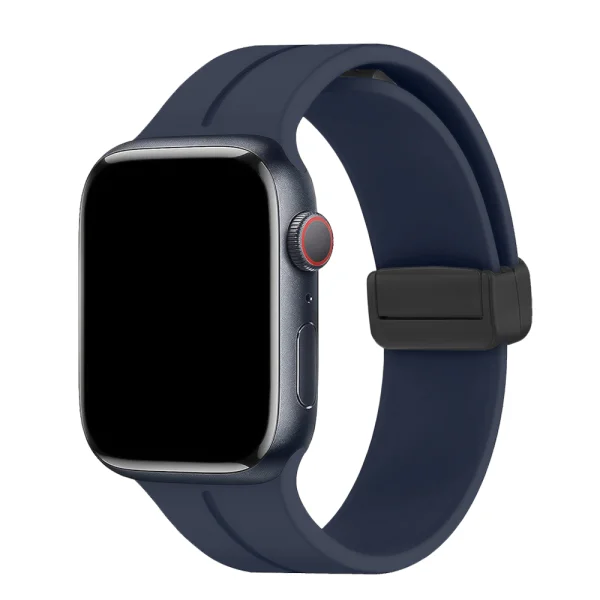 Magnetic Silicone Strap for Apple Watch 42 /44 / 49mm, Blue 1