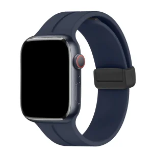 Силиконова каишка с магнитно закопчаване за Apple Watch 42 /44 / 49mm, Син
