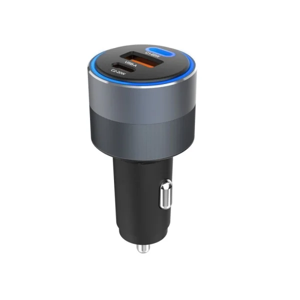 Зарядно за кола Forcell F-Energy, 12V, 85W, PD, QC4.0, 2xUSB C, USB-A, Черен 4