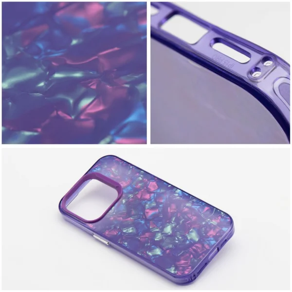 Shockproof Tutti Frutti Case for iPhone 13 Pro, Purple 2