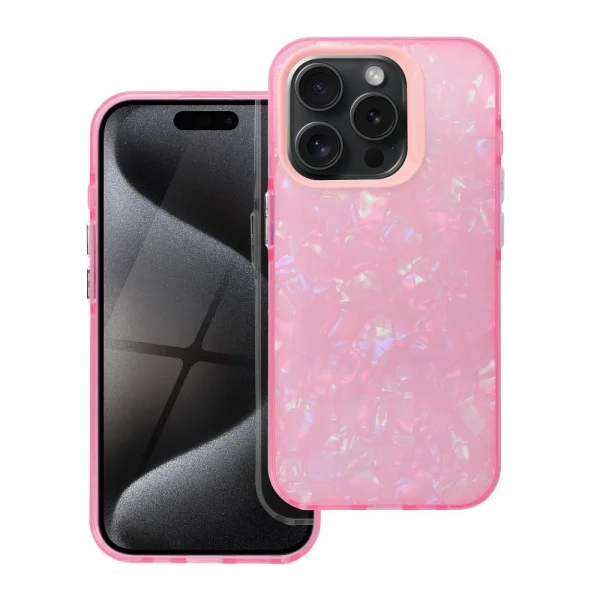 Удароустойчив калъф Tutti Frutti за iPhone 13 Pro, Розов 1